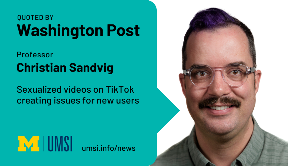 Sandvig Sexualized Videos On Tiktok Creating Issues For New Users Umsi 